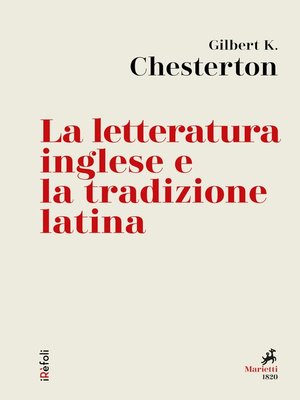 cover image of La letteratura inglese e la tradizione latina